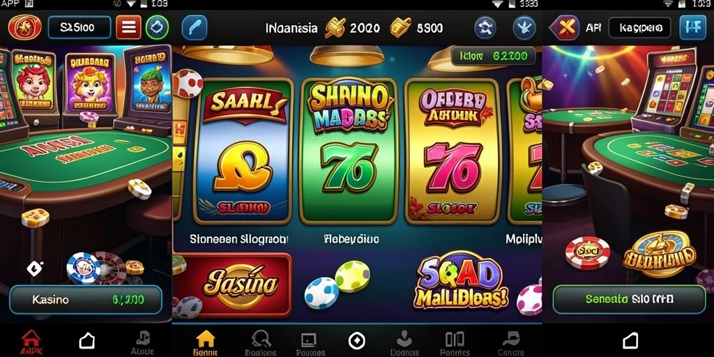 Tampilan awal AN777 yang menarik dan user-friendly.