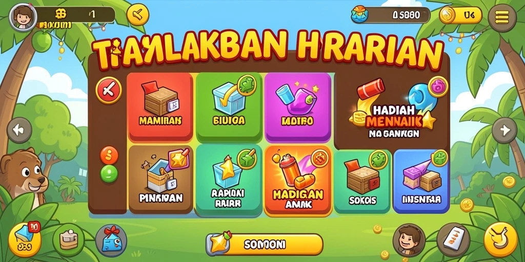Tampilan utama aplikasi DEWA22 yang memukau.