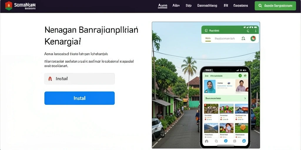 Tampilan antarmuka yang user-friendly.