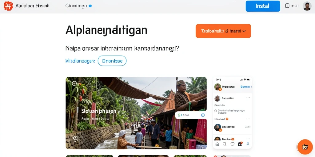 Tampilan karakter utama yang menarik.
